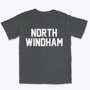 North Windham Maine Classic Block Premium Heavyweight T-shirt