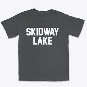 Skidway Lake Michigan Classic Block Premium Heavyweight T-shirt