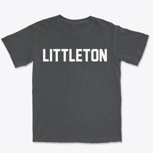 Littleton North Carolina Classic Block Premium Heavyweight T-shirt