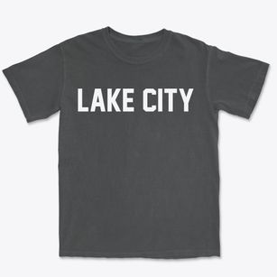 Lake City South Dakota Classic Block Premium Heavyweight T-shirt