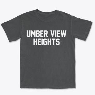 Umber View Heights Missouri Classic Block Premium Heavyweight T-shirt