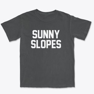 Sunny Slopes California Classic Block Premium Heavyweight T-shirt