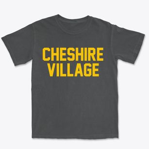 Cheshire Village Connecticut Classic Block Premium Heavyweight T-shirt