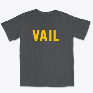 Vail Colorado Classic Block Premium Heavyweight T-shirt