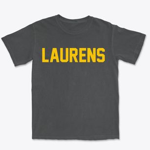 Laurens South Carolina Classic Block Premium Heavyweight T-shirt