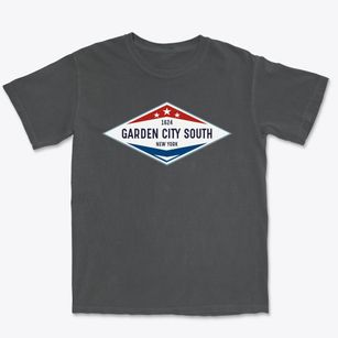 Garden City South New York Diamond Star Premium Heavyweight T-shirt