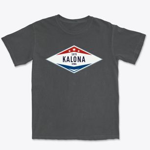 Kalona Iowa Diamond Star Premium Heavyweight T-shirt
