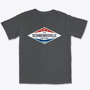 Schwenksville Pennsylvania Diamond Star Premium Heavyweight T-shirt