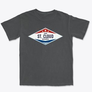 St. Cloud Wisconsin Diamond Star Premium Heavyweight T-shirt