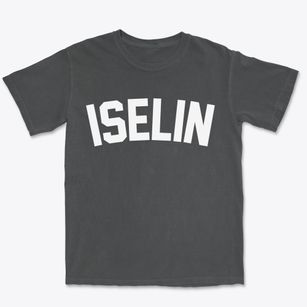 Iselin New Jersey Classic Curve Premium Heavyweight T-shirt