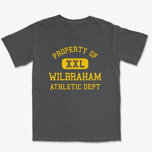 Wilbraham Massachusetts Athletic Dept Premium Heavyweight T-shirt