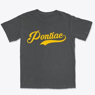 Pontiac Michigan Vintage Team Premium Heavyweight T-shirt