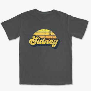 Sidney Nebraska Sublime Sunset Premium Heavyweight T-shirt