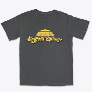 Stafford Springs Connecticut Sublime Sunset Premium Heavyweight T-shirt