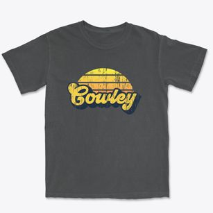 Cowley Wyoming Sublime Sunset Premium Heavyweight T-shirt