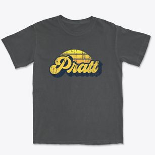 Pratt West Virginia Sublime Sunset Premium Heavyweight T-shirt