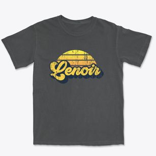 Lenoir North Carolina Sublime Sunset Premium Heavyweight T-shirt