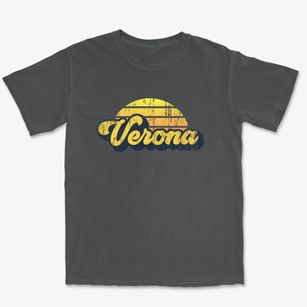 Verona North Dakota Sublime Sunset Premium Heavyweight T-shirt