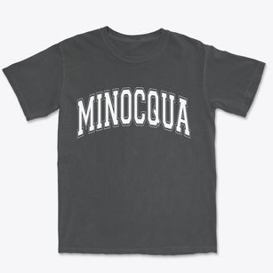 Minocqua Wisconsin Varsity Premium Heavyweight T-shirt