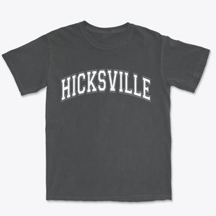 Hicksville New York Varsity Premium Heavyweight T-shirt