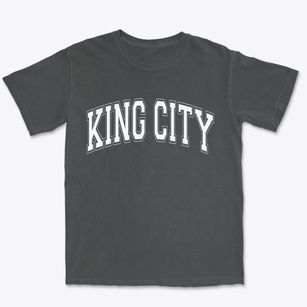 King City Missouri Varsity Premium Heavyweight T-shirt