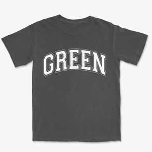 Green Ohio Varsity Premium Heavyweight T-shirt