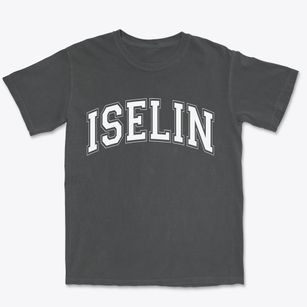 Iselin New Jersey Varsity Premium Heavyweight T-shirt