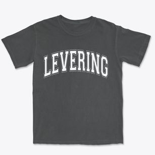 Levering Michigan Varsity Premium Heavyweight T-shirt