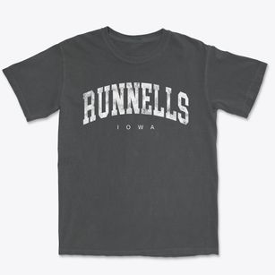 Runnells Iowa Urban Vibe Premium Heavyweight T-shirt