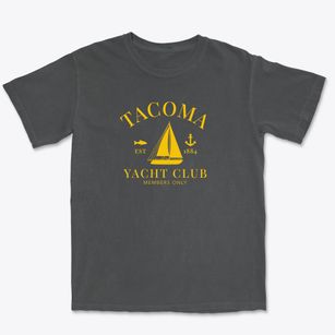 Tacoma Washington Yacht Club Premium Heavyweight T-shirt
