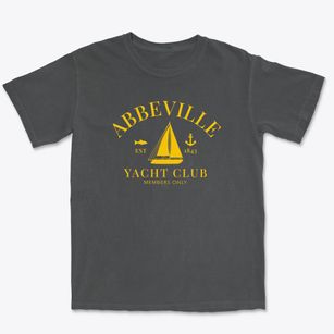 Abbeville Mississippi Yacht Club Premium Heavyweight T-shirt