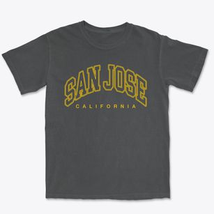San Jose California Inline Premium Heavyweight T-shirt