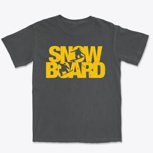   Snowboard Premium Heavyweight T-shirt