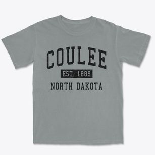 Coulee North Dakota Classic Established Premium Heavyweight T-shirt