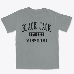 Black Jack Missouri Classic Established Premium Heavyweight T-shirt