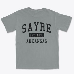 Sayre Arkansas Classic Established Premium Heavyweight T-shirt