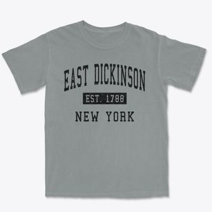 East Dickinson New York Classic Established Premium Heavyweight T-shirt