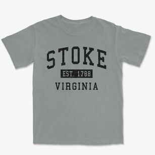 Stoke Virginia Classic Established Premium Heavyweight T-shirt