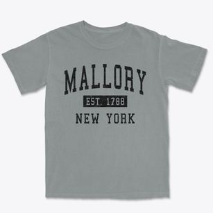 Mallory New York Classic Established Premium Heavyweight T-shirt