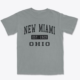 New Miami Ohio Classic Established Premium Heavyweight T-shirt