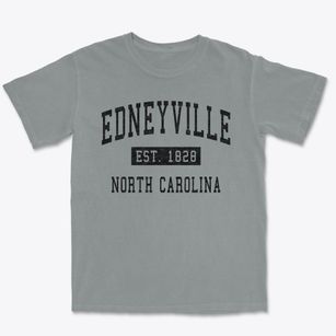 Edneyville North Carolina Classic Established Premium Heavyweight T-shirt