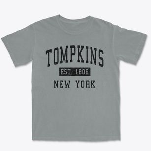 Tompkins New York Classic Established Premium Heavyweight T-shirt