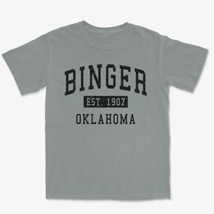 Binger Oklahoma Classic Established Premium Heavyweight T-shirt