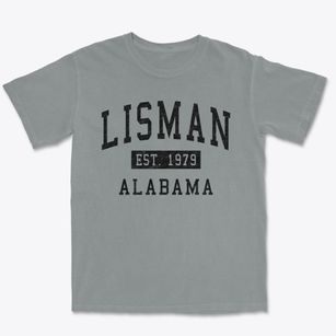 Lisman Alabama Classic Established Premium Heavyweight T-shirt