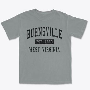 Burnsville West Virginia Classic Established Premium Heavyweight T-shirt