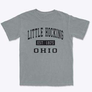 Little Hocking Ohio Classic Established Premium Heavyweight T-shirt