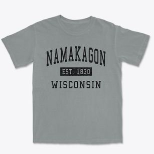 Namakagon Wisconsin Classic Established Premium Heavyweight T-shirt