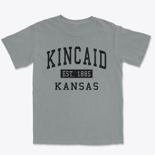 Kincaid Kansas Classic Established Premium Heavyweight T-shirt