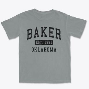 Baker Oklahoma Classic Established Premium Heavyweight T-shirt
