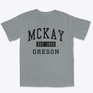 Mckay Oregon Classic Established Premium Heavyweight T-shirt